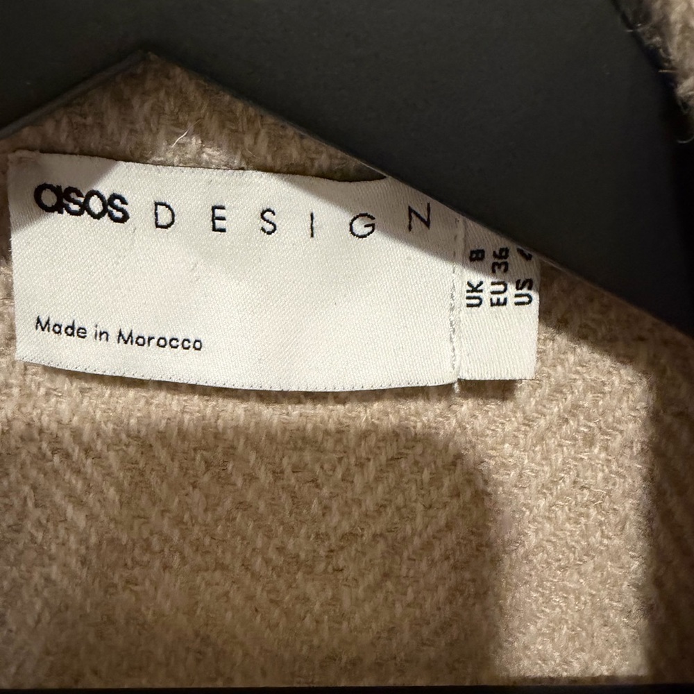 ASOS Cream Utility Jacket - Picture 3 of 4